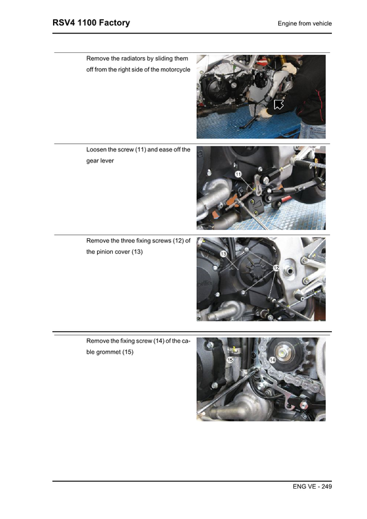 2019-2022 Aprilia RSV4 Factory 1100cc Twin Service Manual