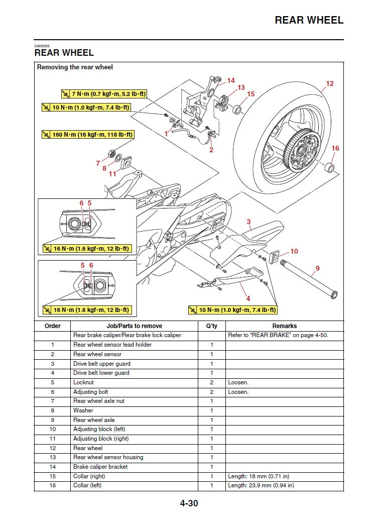 2020-2021 Yamaha XP500 XP560 Tmax Scooter Service Manual