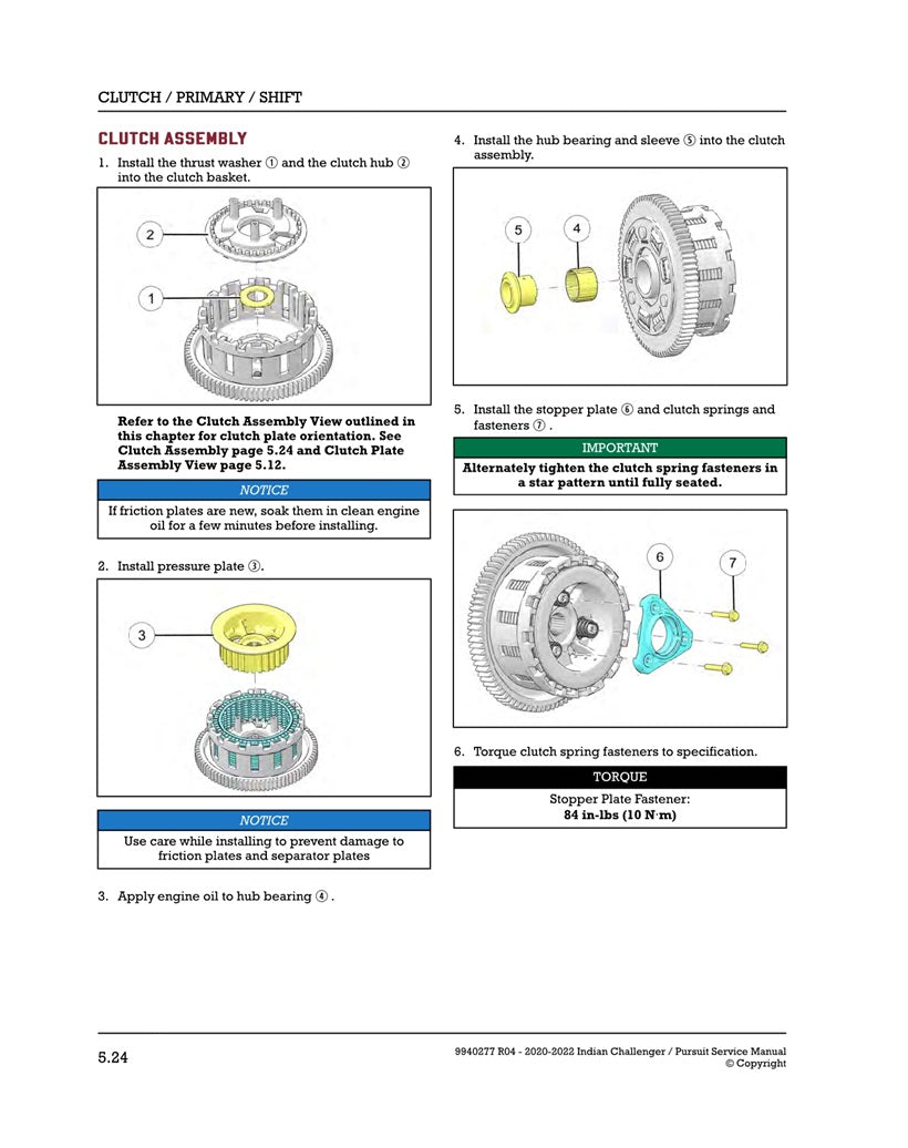 2020-2022 Indian Challenger Service Manual