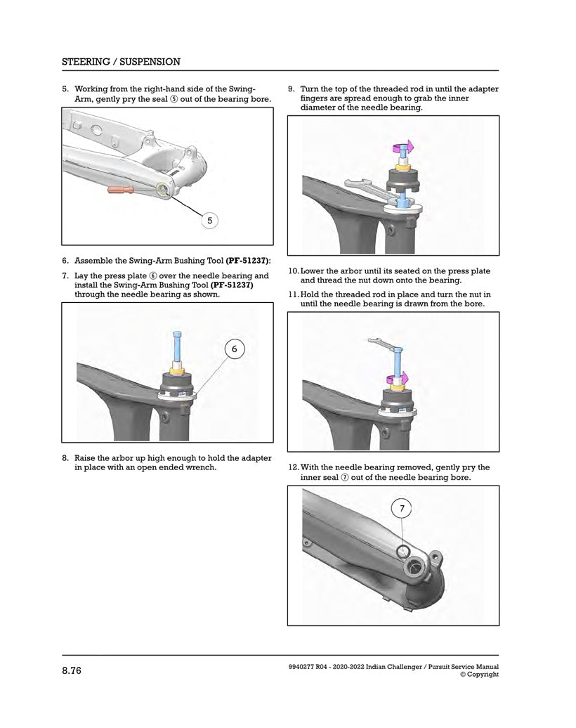 2020-2022 Indian Challenger Service Manual