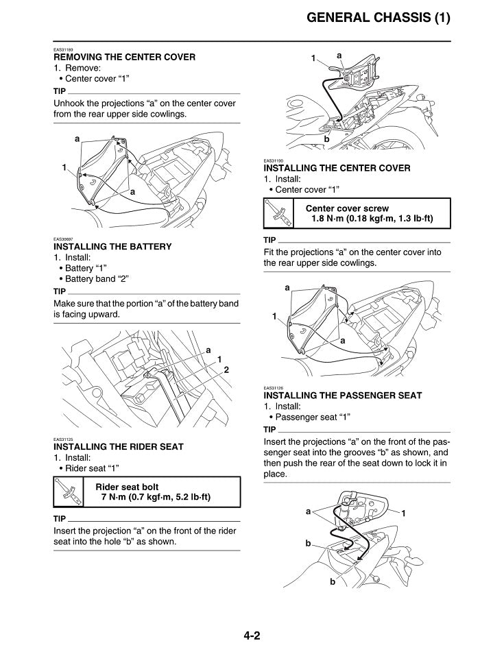 2020on Yamaha MT03 FZ03 Service Manual