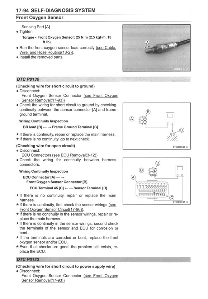 2020-2025 Kawasaki Z900 & ABS Service Manual