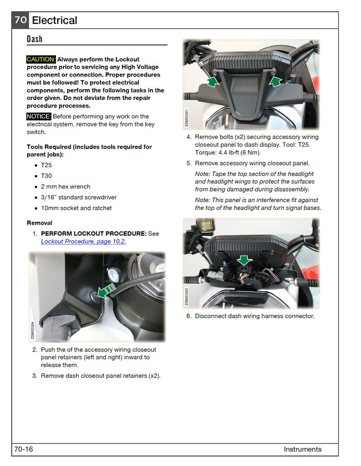2020-2026 Zero SR Service Manual