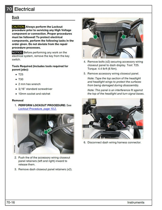 2020-2026 Zero SRF SR/F Service Manual