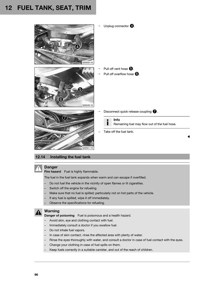 2020-2024 Husqvarna Svartpilen 401 Service Manual