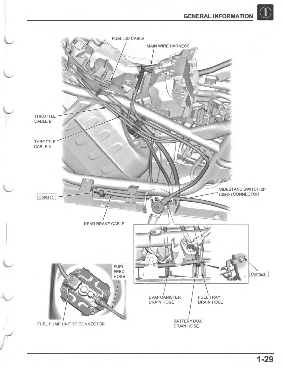 2021-2024 Honda PCX150 Scooter Service Manual