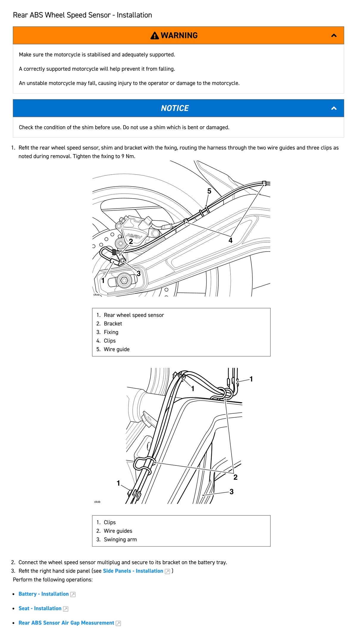 2021-2024 Triumph Trident 660 Service Manual
