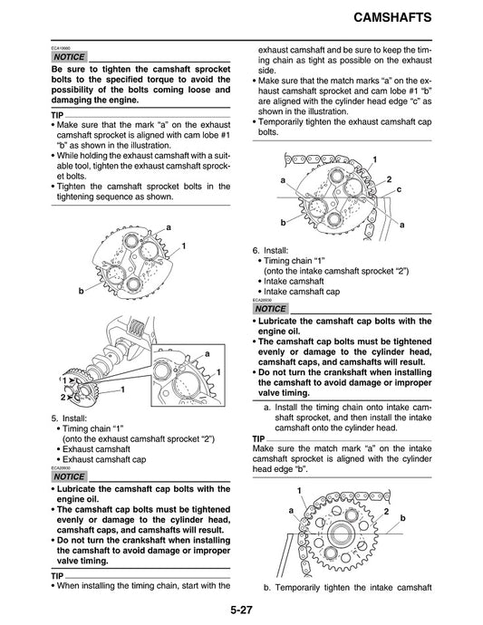 2021-2022 Yamaha MT07 MT-07 FZ07 FZ-07 Service Manual