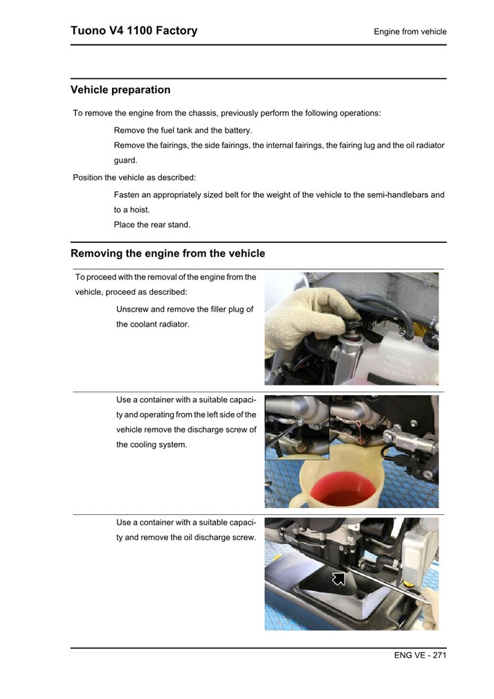 2021 onwards Aprilia Tuono Factory V4 1100 Twin Service Manual