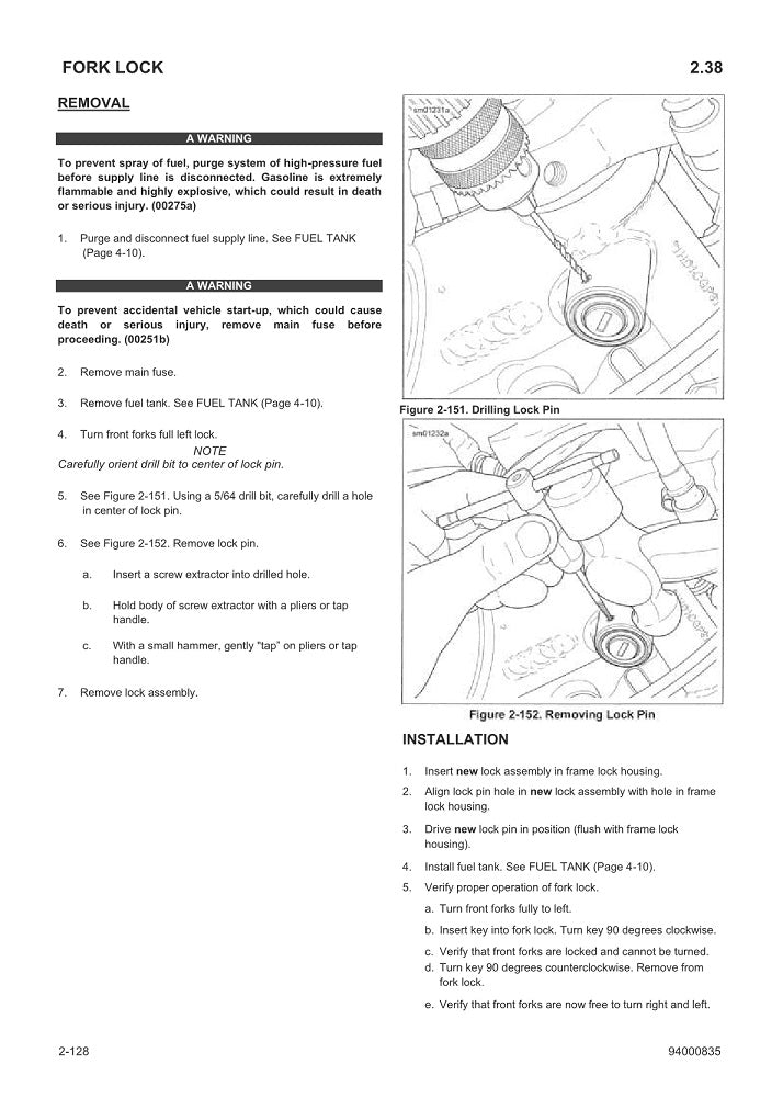 2021 Harley Davidson XL1200X Sportster FortyEight Manual de servicio