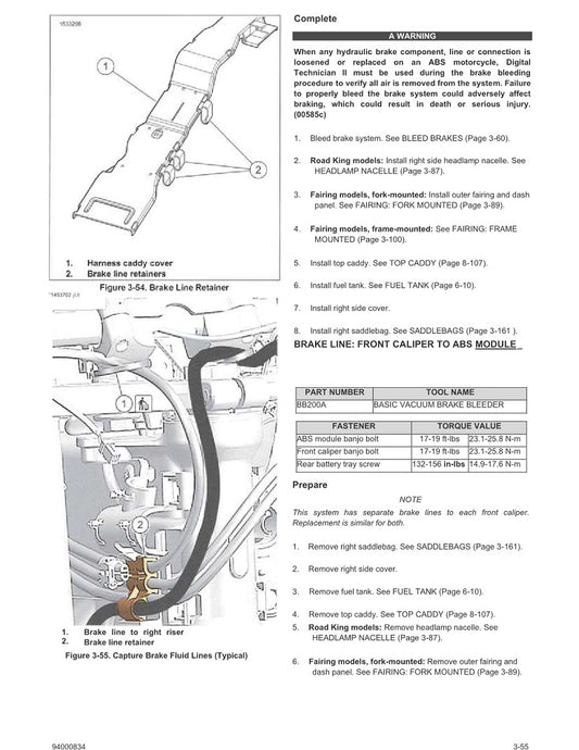 2021 Harley Davidson FLH Electra Glide Revival Service Manual