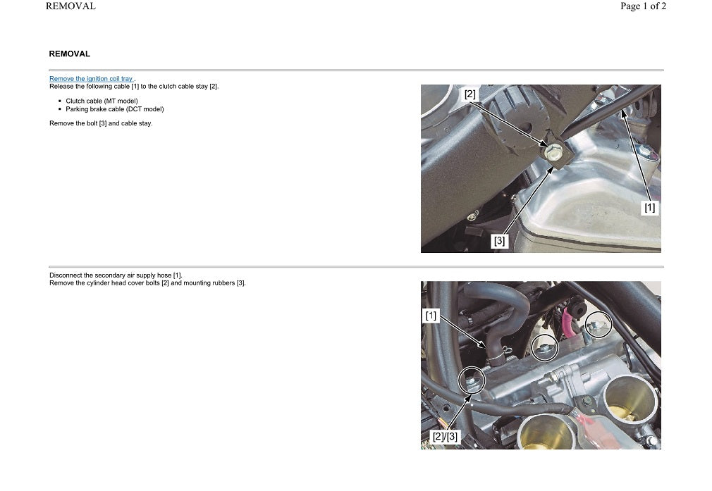 2021-2023 Honda NT1100 Service Manual