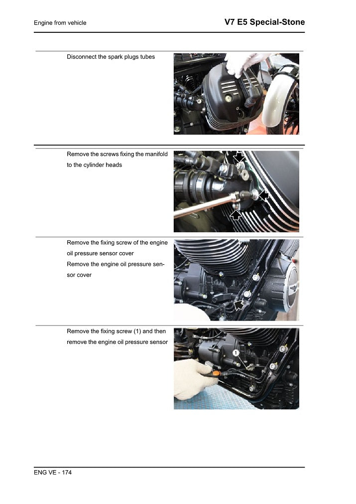 2021-2023 Moto Guzzi V7 Stone Service Manual