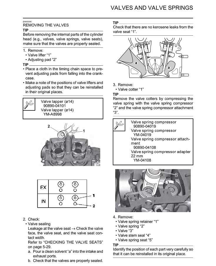 2025 Yamaha WR250F Enduro Service Manual