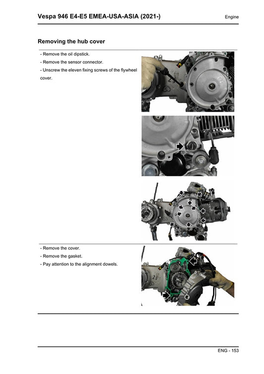 2006-2012 Aprilia SportCity One 125 Manual de servicio de scooter