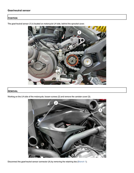 2021-2024 Ducati Monster 937 Twin Service Manual