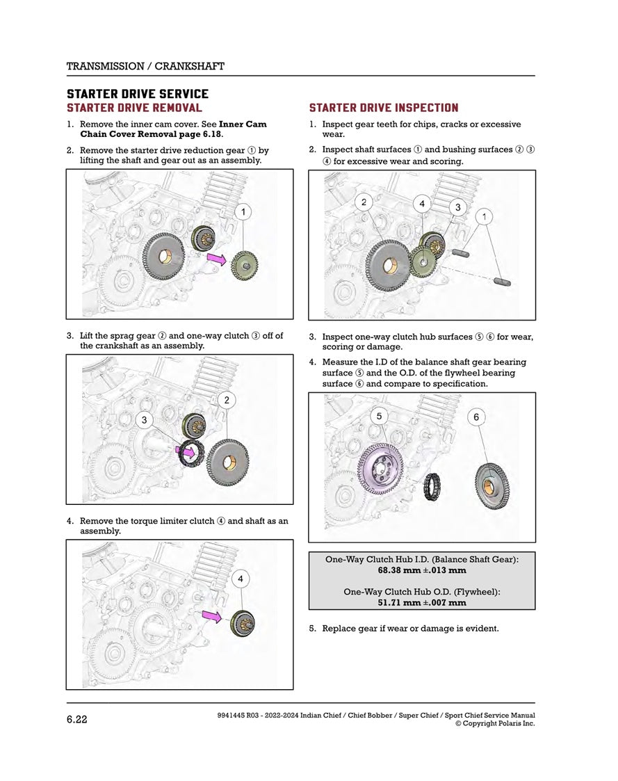 2022-2024 Indian Chief Bobber Base Service Manual