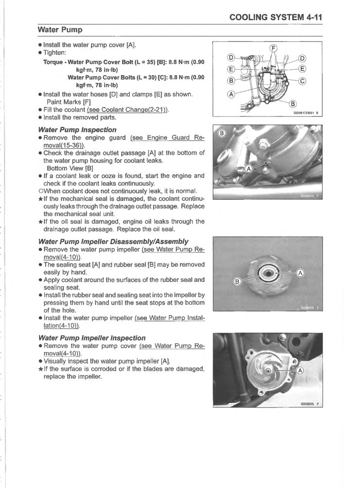 2022on Kawasaki KLR650 KL650 KLR 650 Gen3 Service Manual