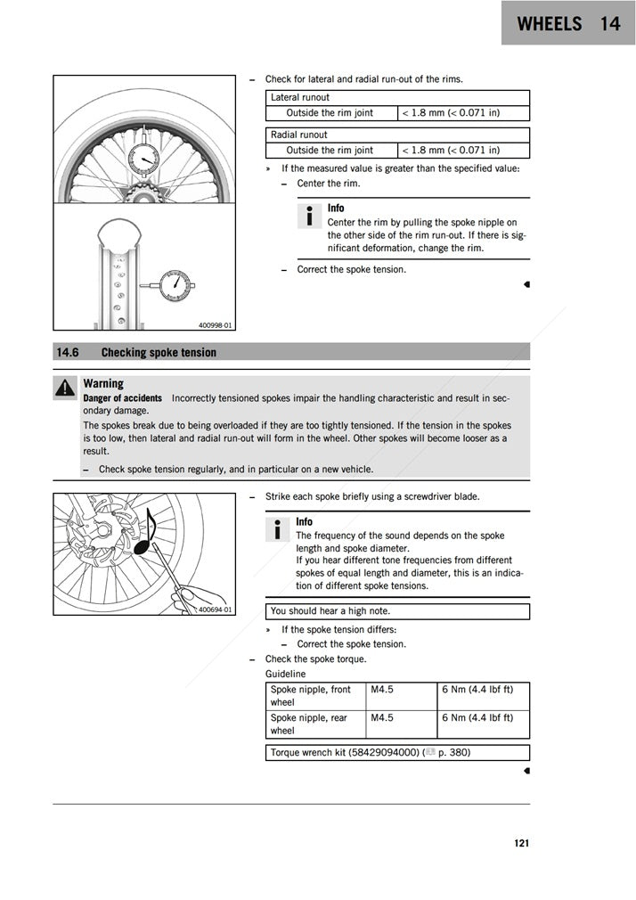 2012-2016 KTM 250 Duke Servicehandbuch