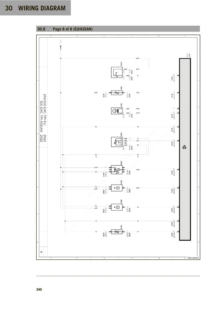 2022 KTM 250 XC-W Service Manual