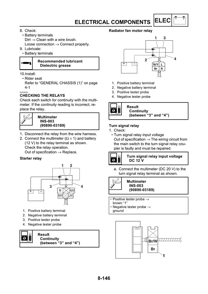 2008-2011 Yamaha YZF-R150 YZF R150 R15 Manual de servicio