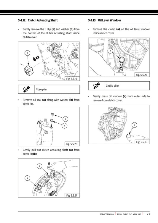 2022on Royal Enfield Classic 350 Service Manual