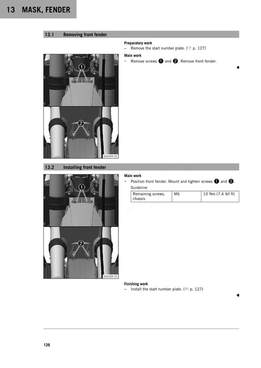 2023-2025 KTM 300SX 300 SX Service Manual