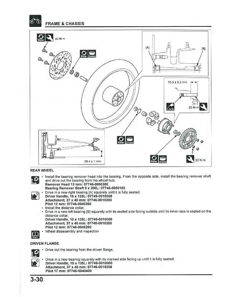 2023 to 2026 Honda CT125 CT125A Trial Hunter Cub Service Manual