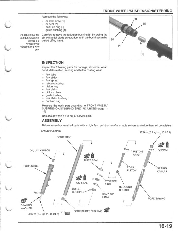 2023-2026 Honda CMX500 CMX 500 Rebel Service Manual
