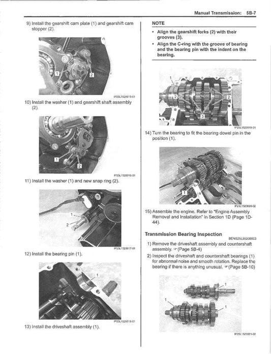 2023-2026 Suzuki DL800DE V-Strom 800 Service Manual