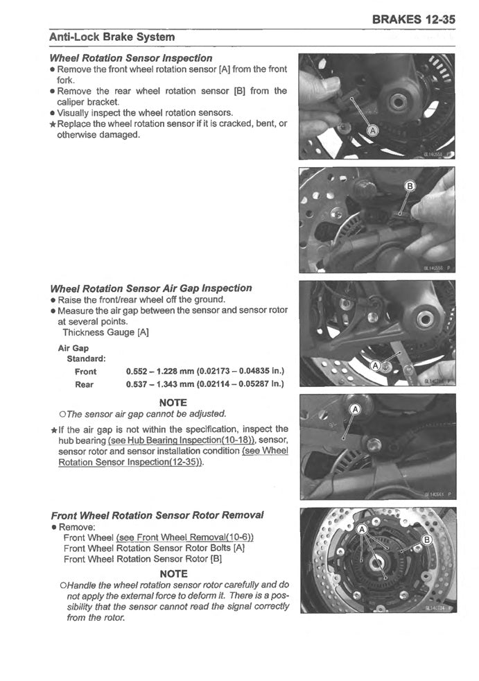 2008-2018 Kawasaki KLR650 KL650 Manual de servicio