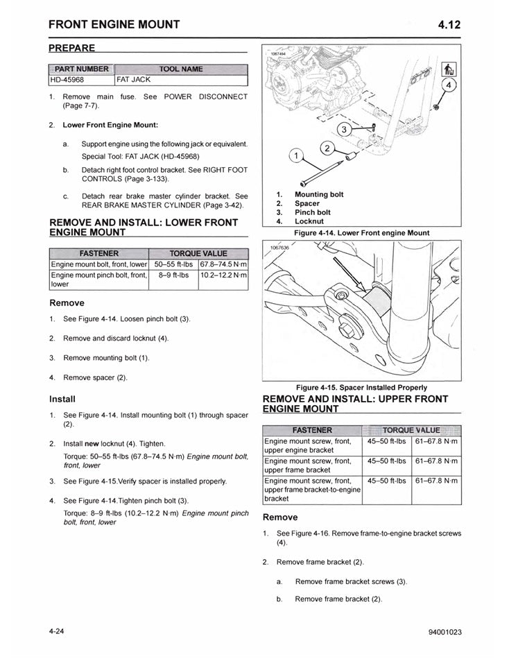 2023 Harley Davidson FXBBS Street Bob 114 Service Manual