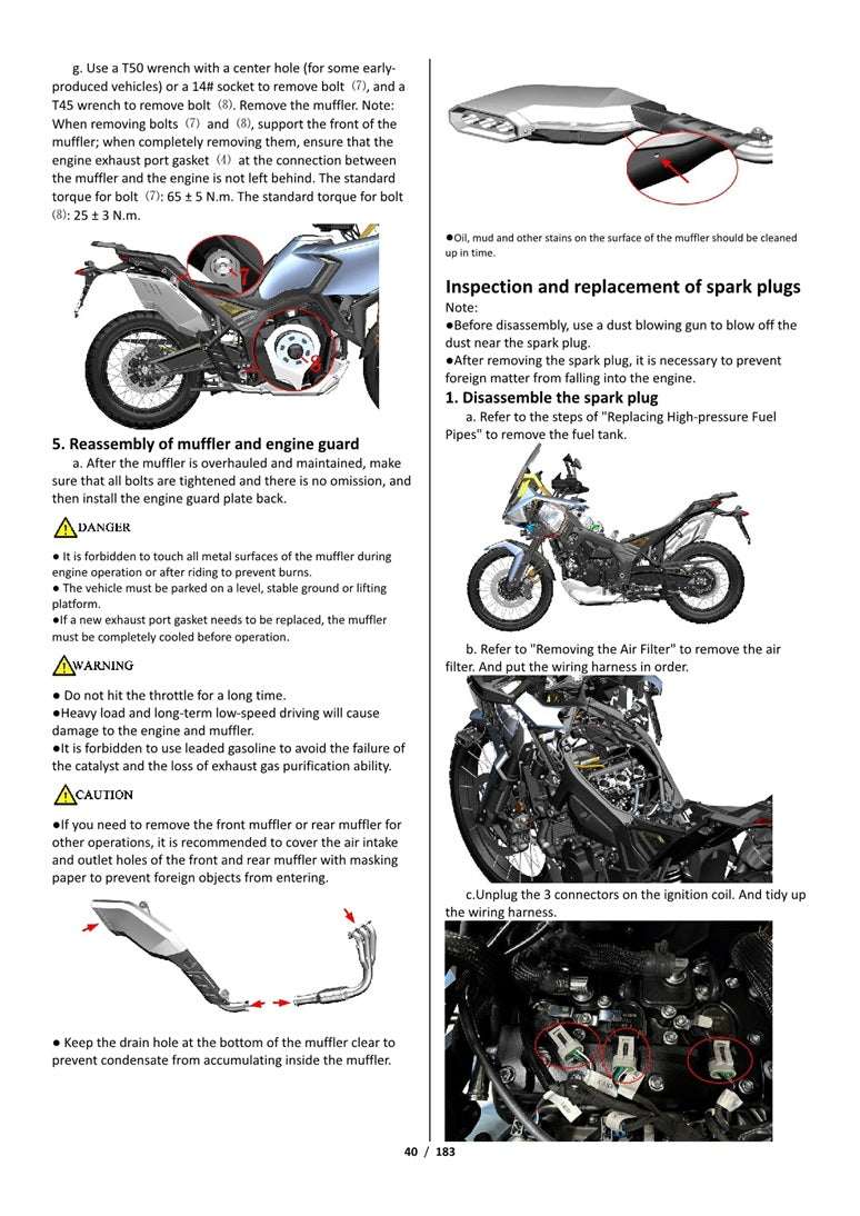 2024-2026 Zontes ZT703F ZT703-F Service Manual