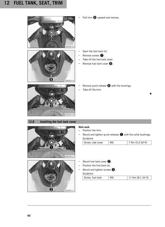 Manual de servicio KTM 250 Duke 2012-2016