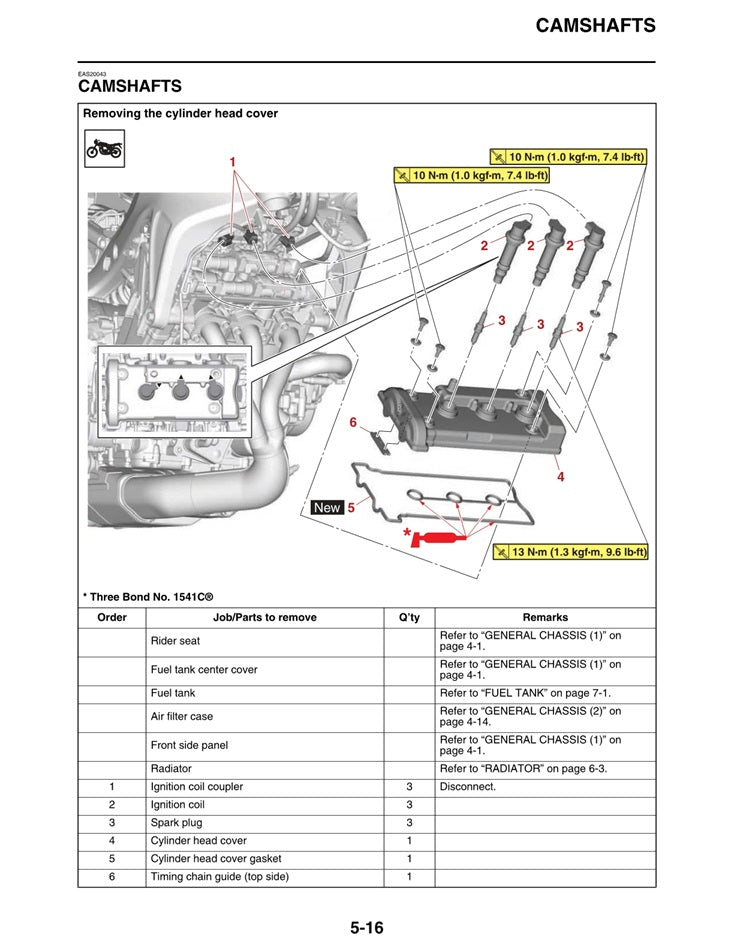 2021-2023 Yamaha MT09 MT-09 Manual de servicio