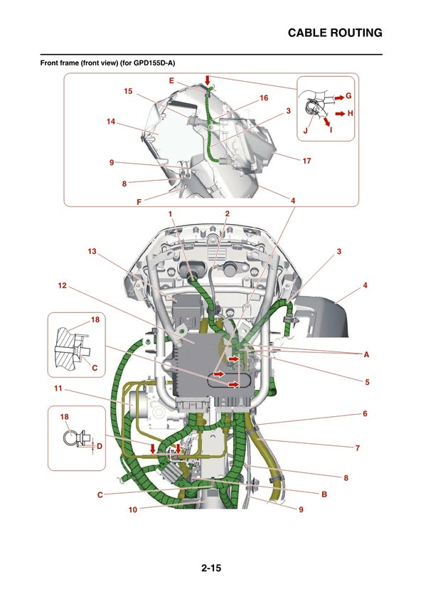 2024 Yamaha NMAX GDP 155 Scooter Service Manual