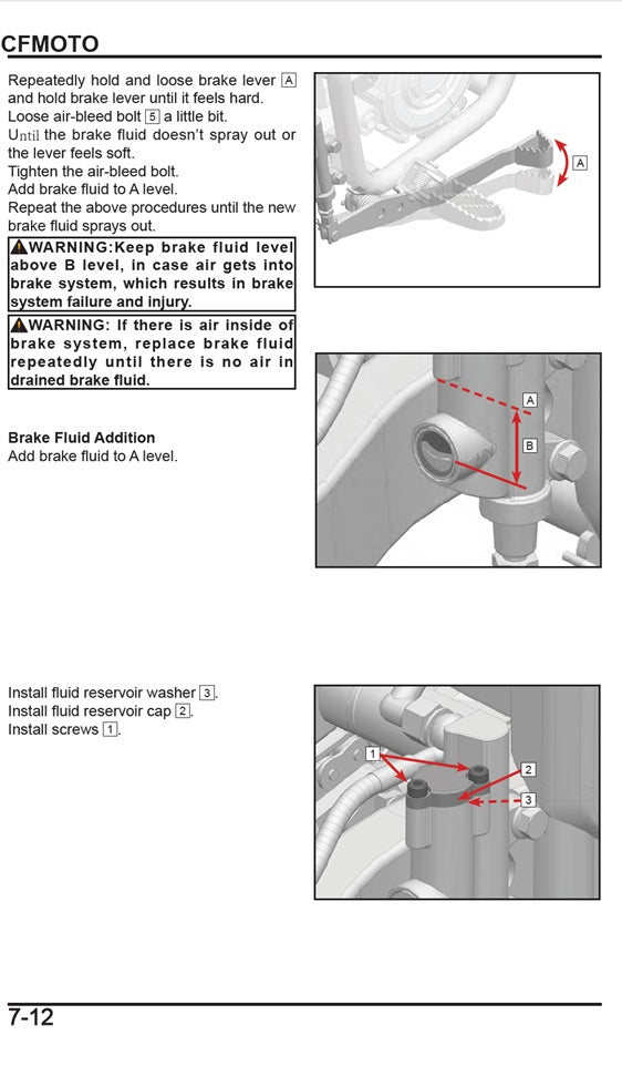 2024 Onwards CFMoto CFX-5E CFX5E Service Manual