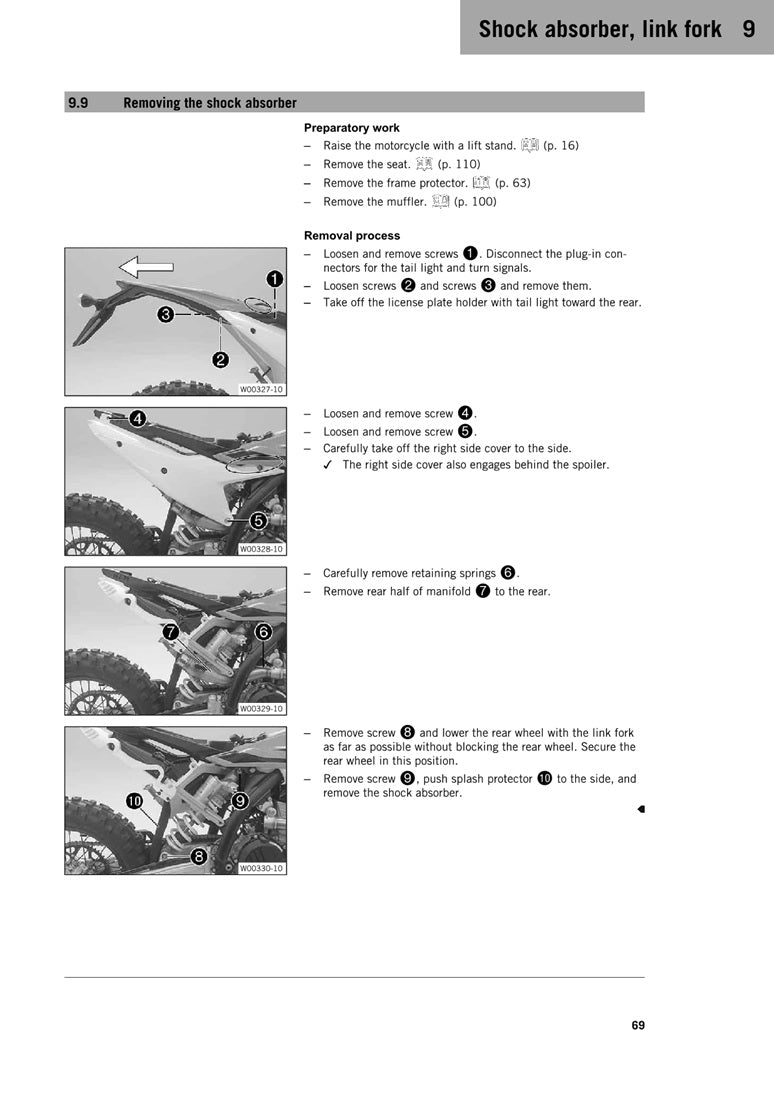 2025-2026 KTM 500 XWF XW-F Service Manual