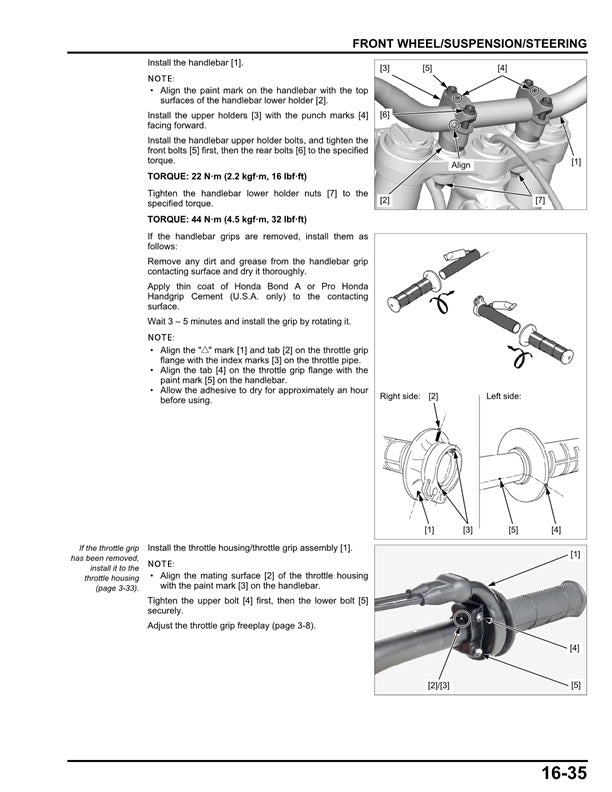 2025-2026 Honda CRF 250 CRF250R Service Manual