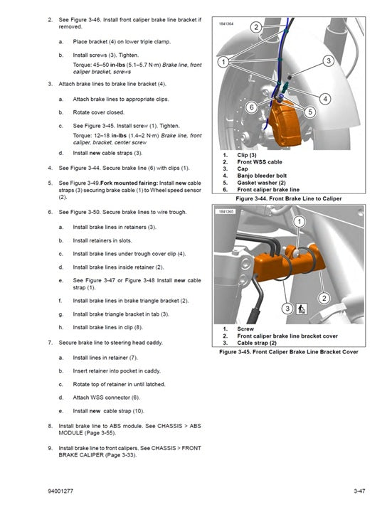 2025 Harley Davidson FLHXSE CVO Street Glide Service Manual