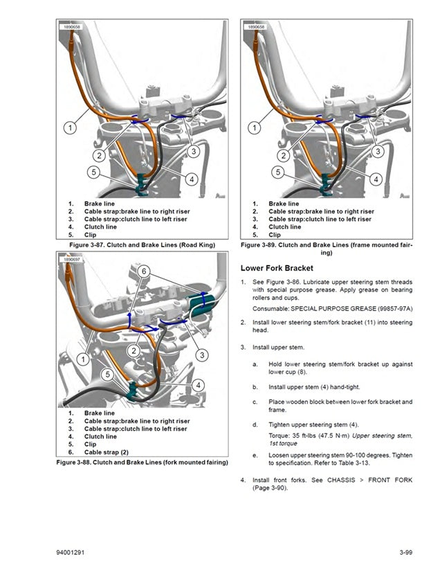 2025 Harley Davidson FLHRXS Road King Special Service Manual