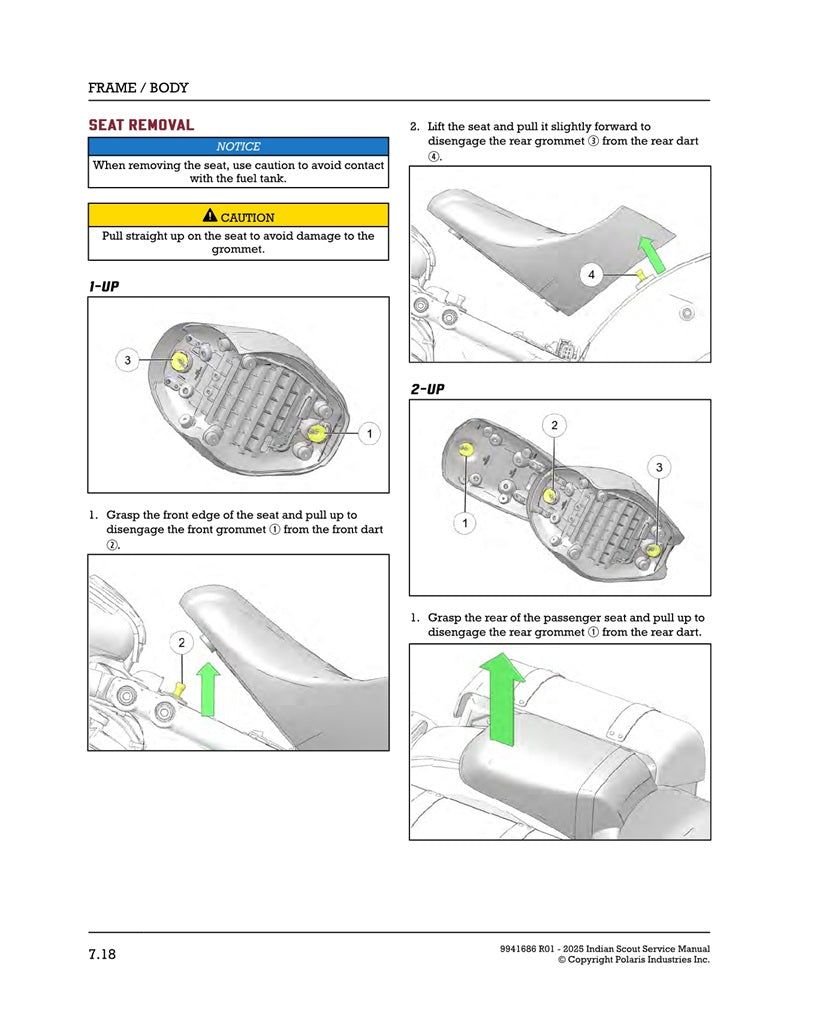 2025 Indian 101 Scout 1250 Service Manual