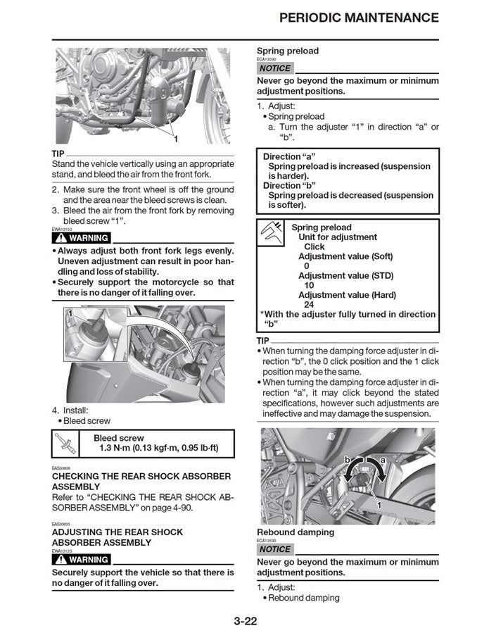 2025 Yamaha XTZ690Z XTZ 690 Tenere 700 Service Manual