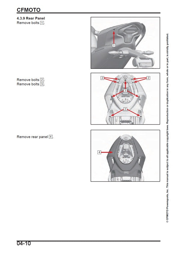 2026on CFMoto 450SS 450 SS Service Manual