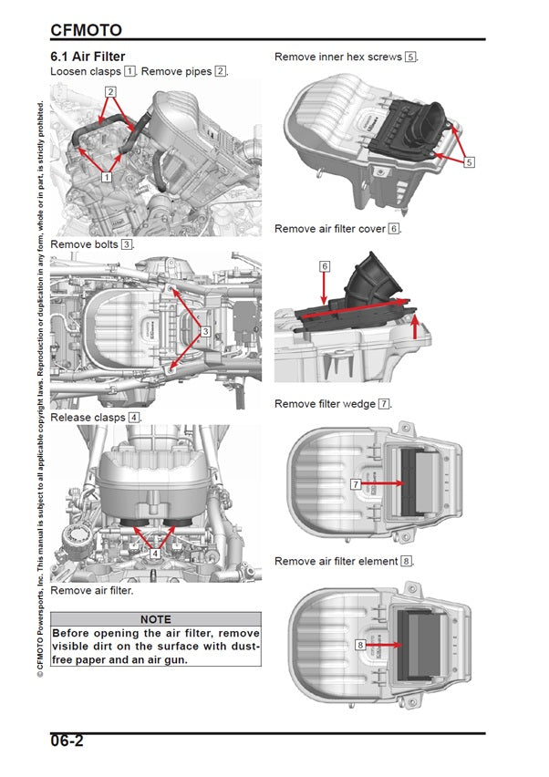 2026on CFMoto 450SS 450 SS Service Manual
