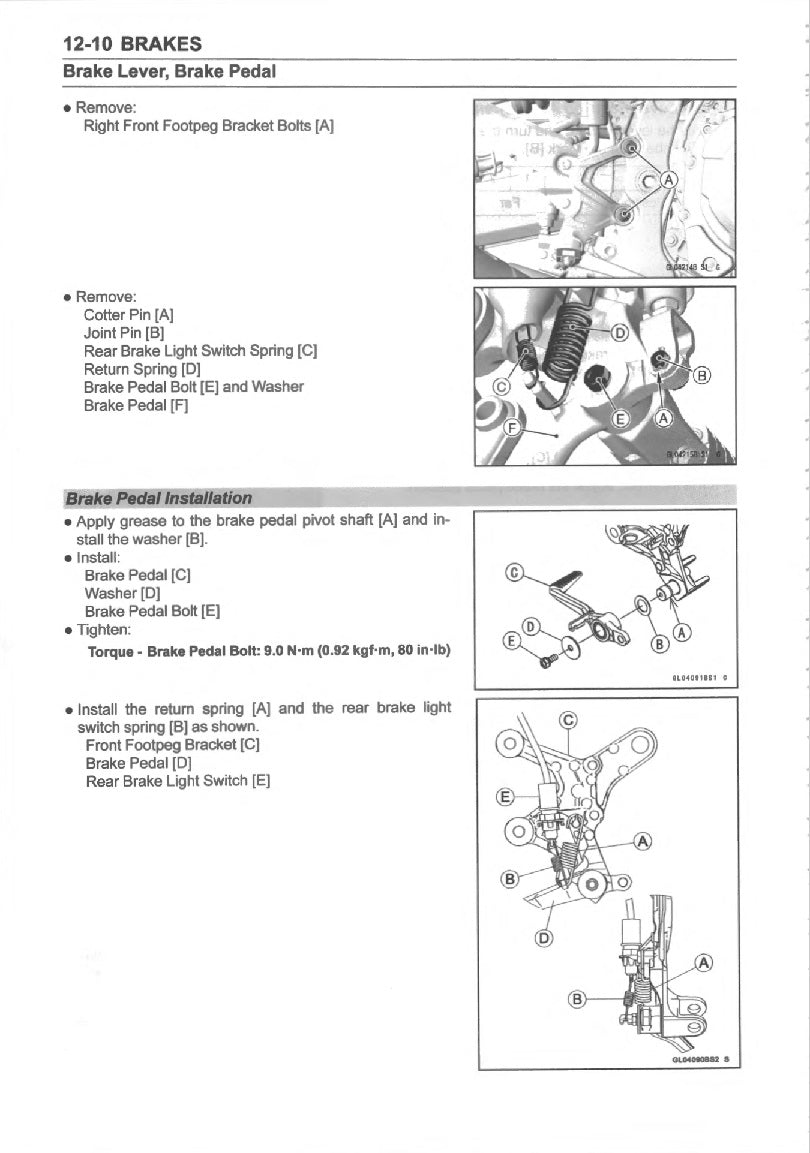 2026 Kawasaki Z900RS Z900 RS Service Manual
