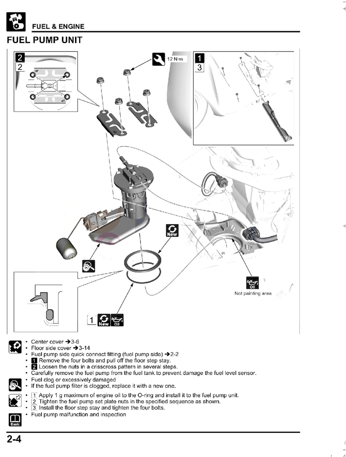 2017-2019 Honda SH150 SH150i Scooter Service Manual