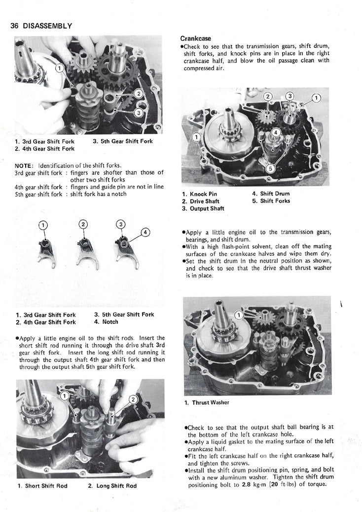 1979-1980 Kawasaki KLX250 A1 A2 Service Manual