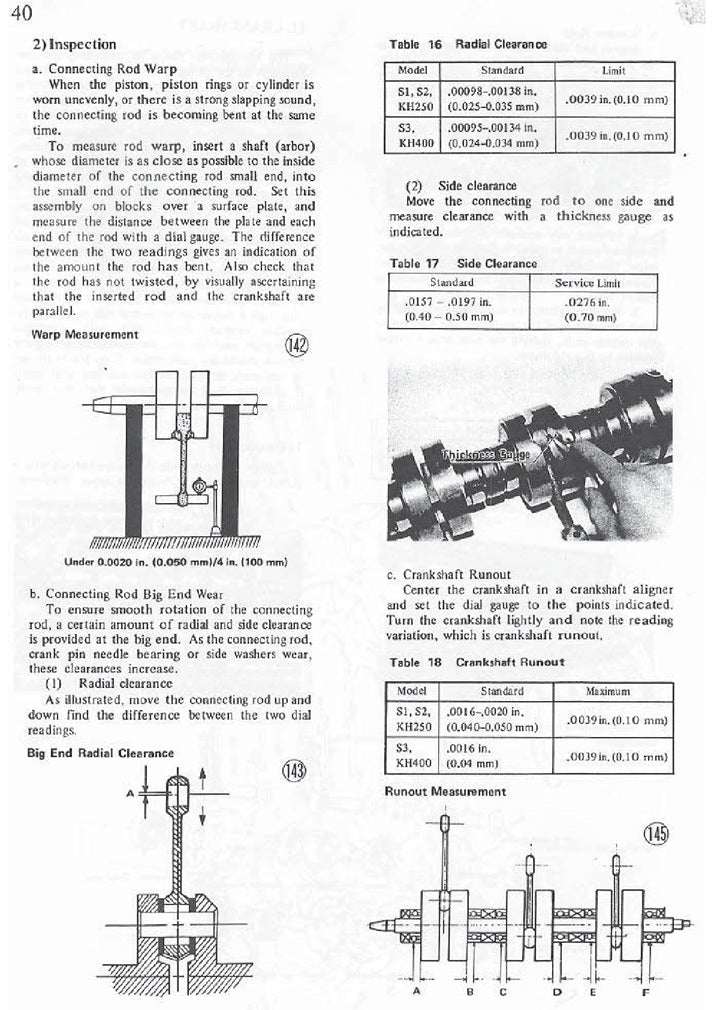 1974 Kawasaki S1B 250 Service Manual