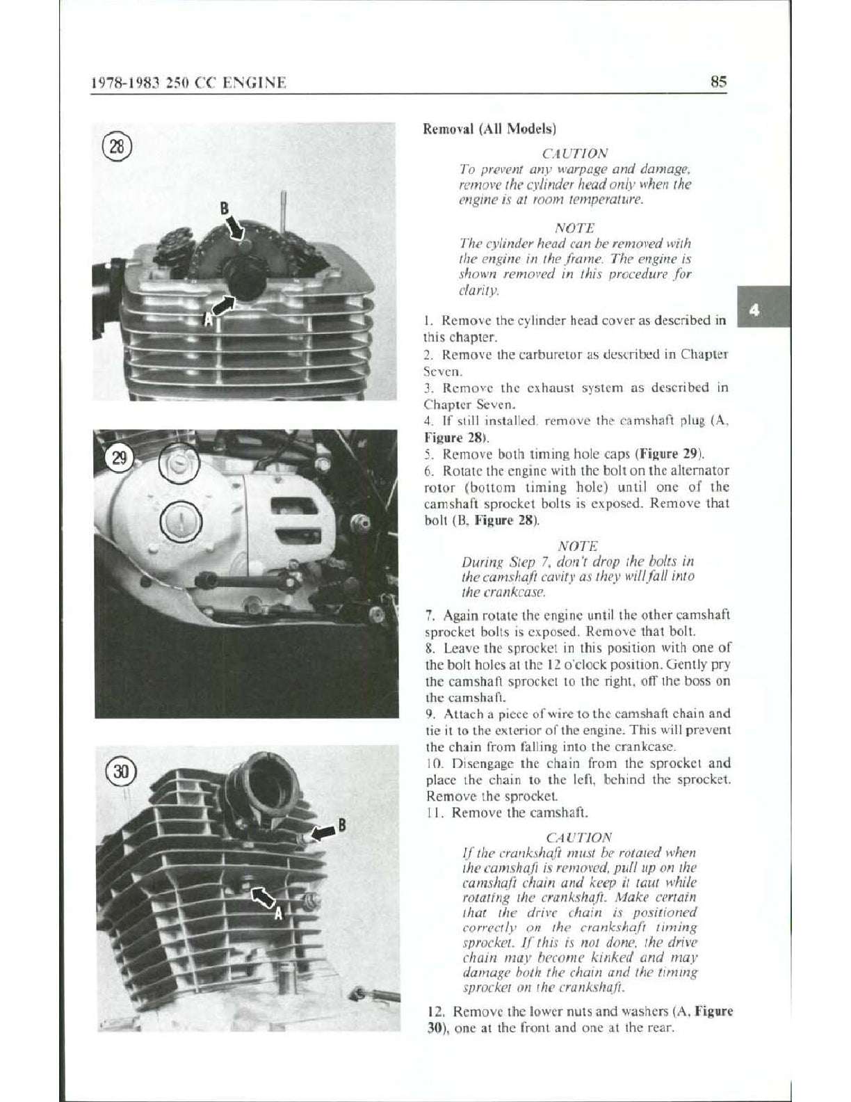1981 to 1983 Honda XR250R XR 250 Service Manual